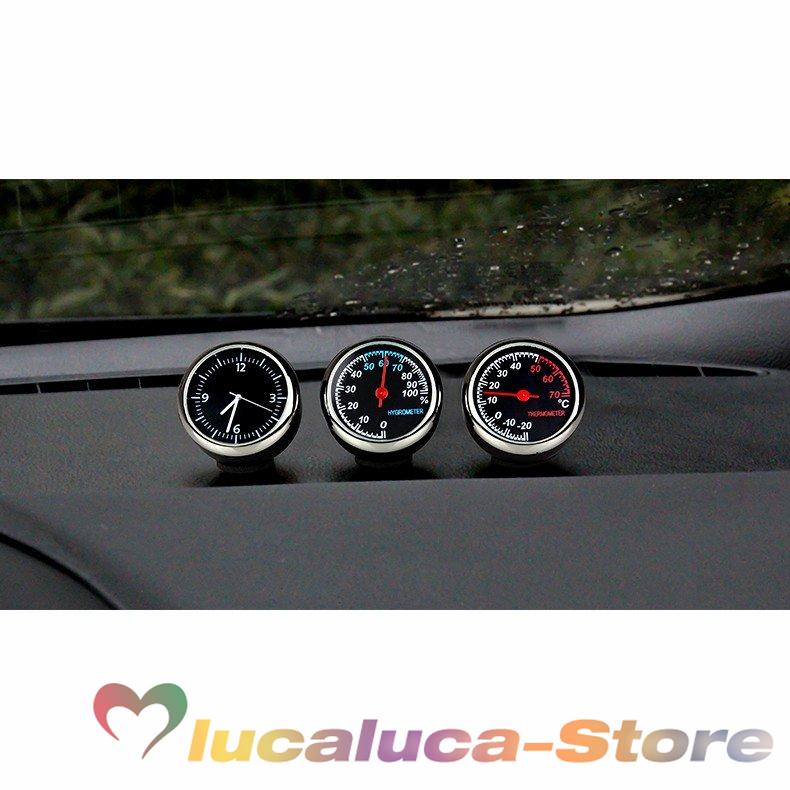 カー用品 カーアクセサリー 車載 車用 アナログ 追加メーター風 時計 温度計 湿度計 おしゃれ かっこいい Pf8 Lucaluca Store 通販 Yahoo ショッピング