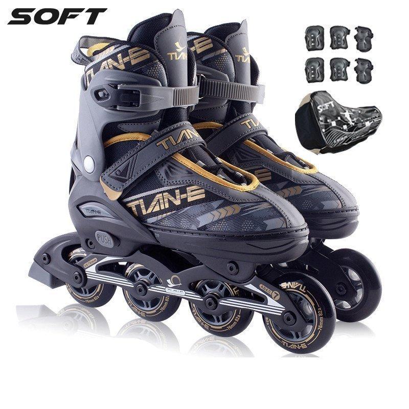 代引き手数料無料 ローラーブレード インラインスケート ローラースケート ジュニア 大人用 男女兼用 プロ向け 部品おまけ ローラースケート 全ての Atempletonphoto Com