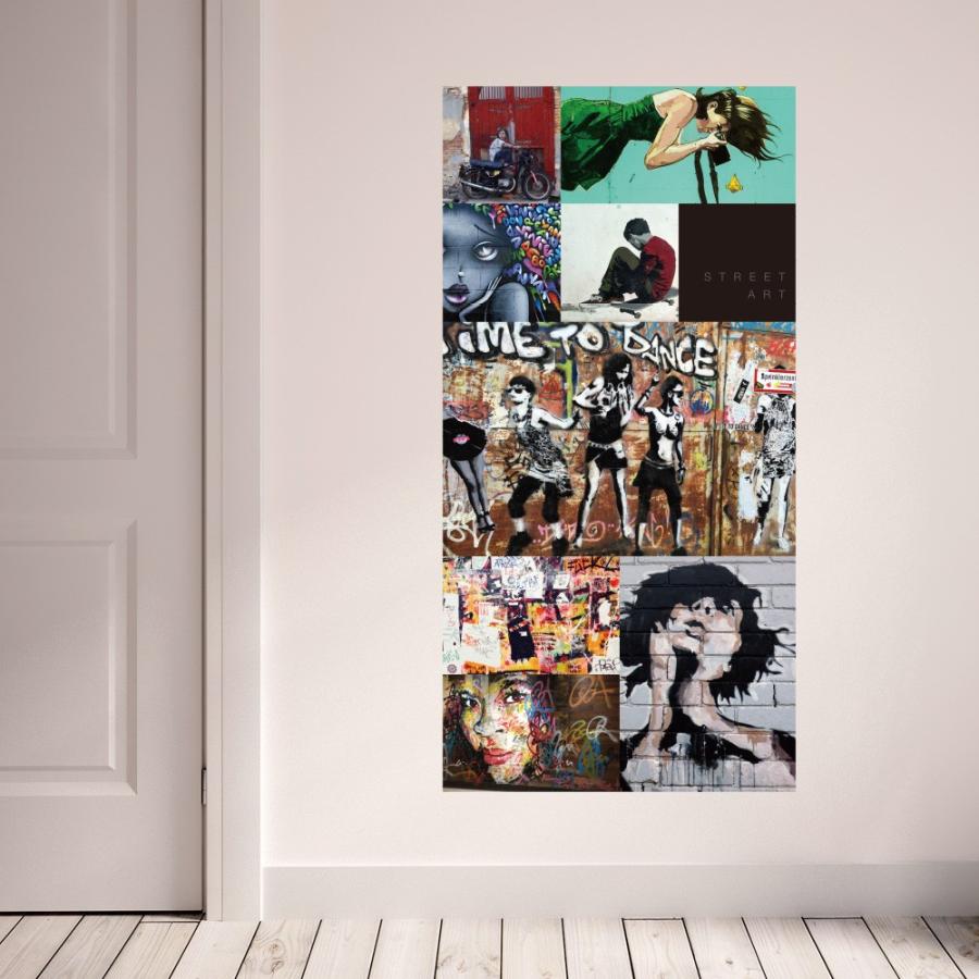 Mu3アクセント壁紙 ストリートアート ミックス ウォールステッカー 日本製 アート 絵画 写真 ポスター シール インスタ 3mu Ack St1002 Lucca 通販 Yahoo ショッピング
