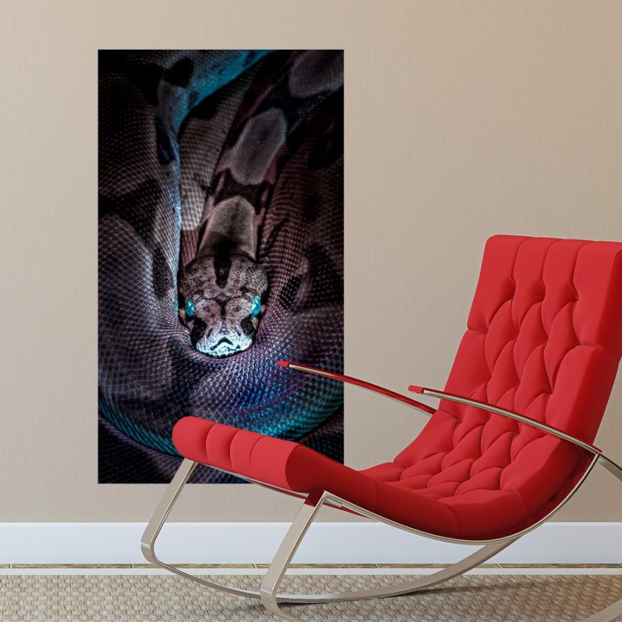 蛇 ヘビ ウォールステッカー 日本製 壁紙 爬虫類 アナコンダ スネーク 写真 ポスター シール Acw 0012 Ktn N Lucca 通販 Yahoo ショッピング