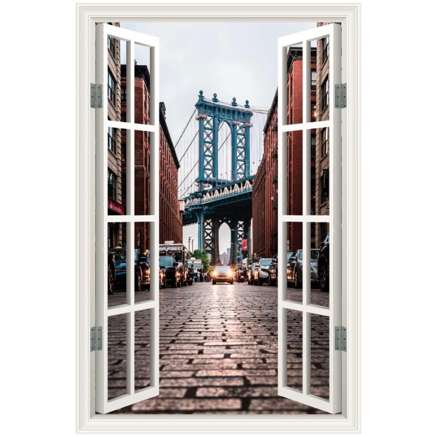 ウォールステッカー 窓枠 ブリッジ 街 橋 日本製 Mu3 壁紙 シール シティ ストリート 風景 景色 北欧 旅行 写真 インスタ Acw 0028 Mtn S Lucca 通販 Yahoo ショッピング