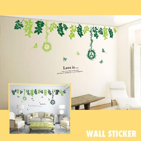 ウォールステッカー リーフ グリーン系 蝶 モノトーン 北欧 グリーン シール 壁紙 かわいい おしゃれ Wls Lc5 Lucca 通販 Yahoo ショッピング