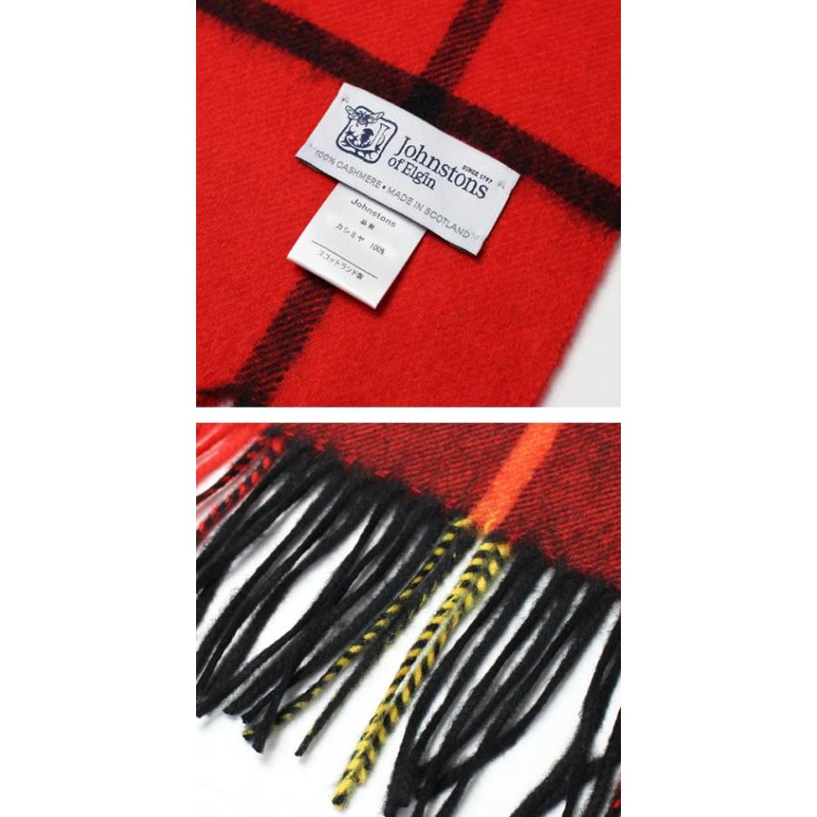 ジョンストンズ / JOHNSTONS / タータンチェック柄 カシミヤ 大判ストール / 返品・交換可能の画像