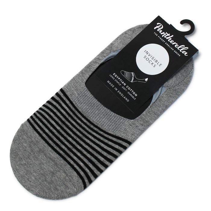 【ポストへお届け】パンセレラ / Pantherella / イギリス ボーダー スリップオン タイプ インビジブル インソックス / 靴下 / 返品・交換可能 | Pantherella | 01