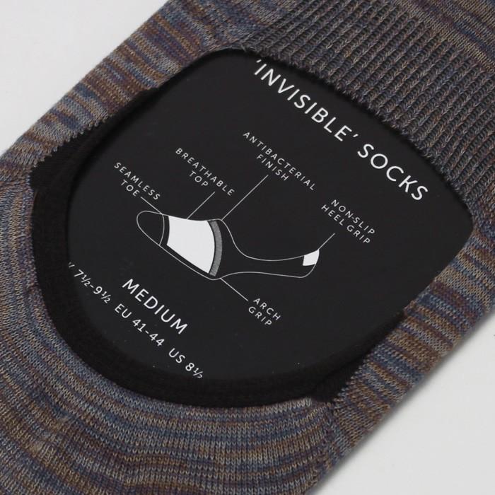 【ポストへお届け】パンセレラ / Pantherella / メランジ スリップオンタイプ インビジブル ソックス / 返品・交換可能 |  | 07