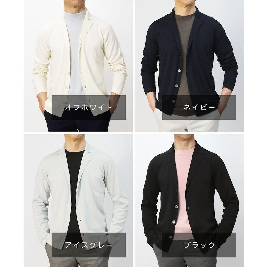 【新品未使用】GRANSASSO グランサッソ ジャケット ニットジャケット gransasso-b01b.jpg