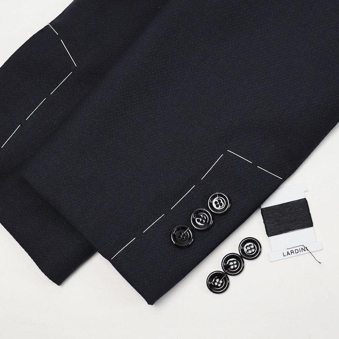 ラルディーニ / LARDINI / ROMA / ローマモデル / シャツ ジャケット仕様 / ウールホップサック / 2釦 2パッチ / 返品・交換可能の画像