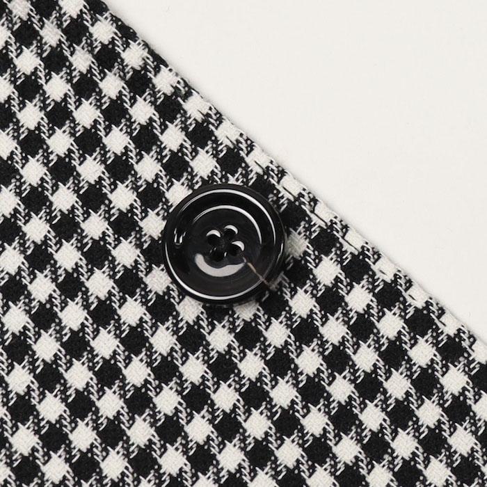ラルディーニ / LARDINI / ROMA / ローマモデル / シャツ ジャケット仕様 / ソフトウールコットン / シェパードチェック柄 / 2釦 2パッチ / 返品・交換可能の画像