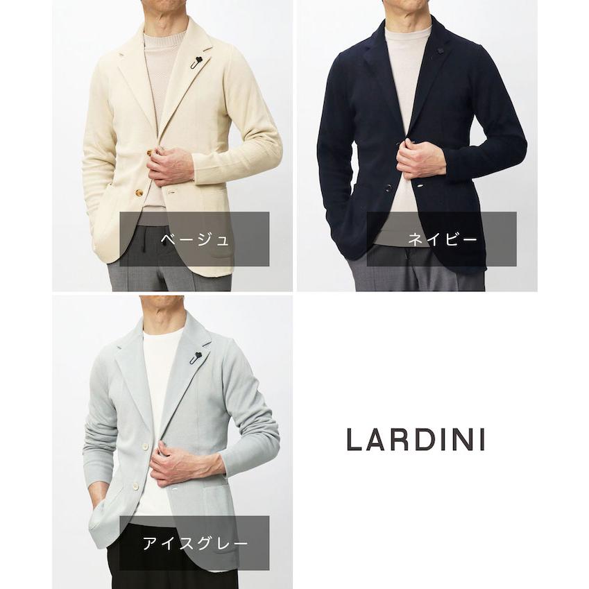 ラルディーニ / LARDINI / ニット ジャケット / 細身型 / コットン / 返品・交換可能の画像