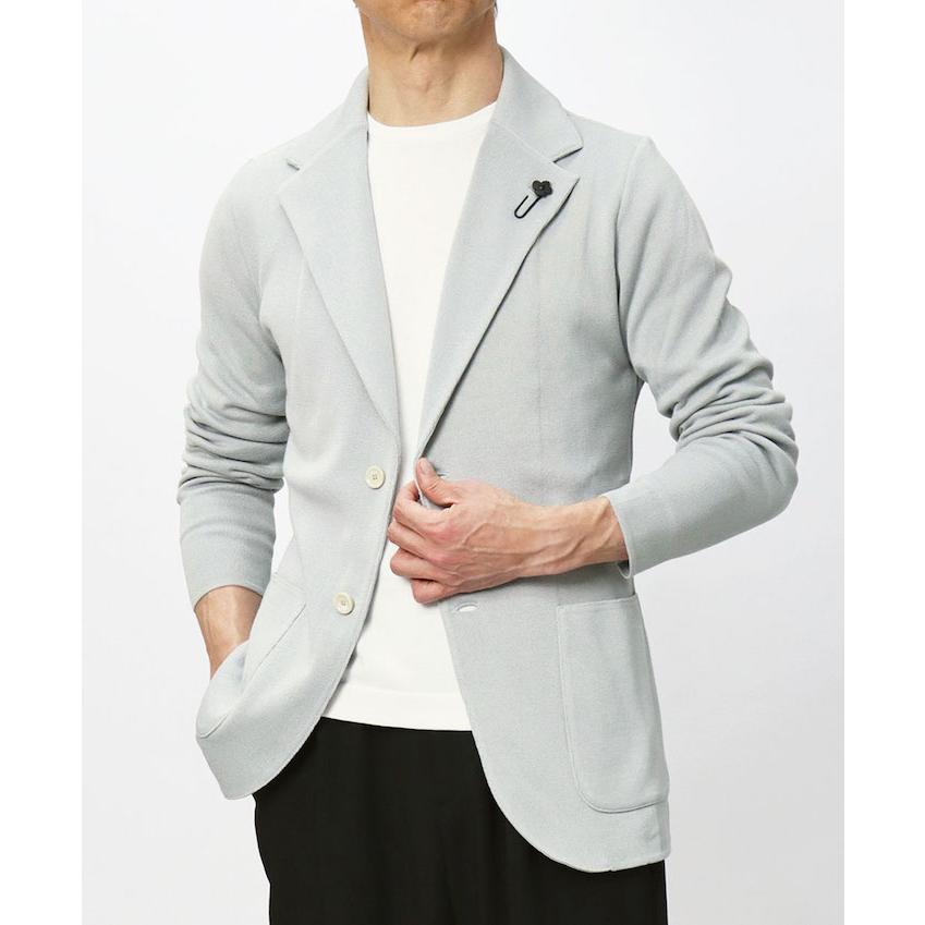 ラルディーニ / LARDINI / ニット ジャケット / 細身型 / コットン / 返品・交換可能の画像