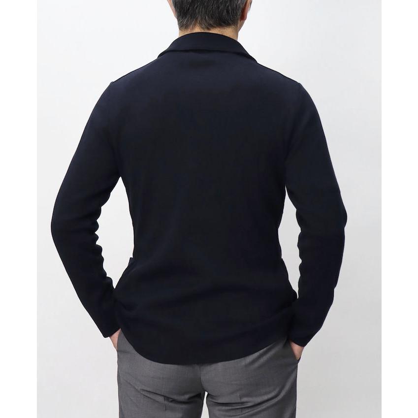 ラルディーニ / LARDINI / ニット ジャケット / 細身型 / コットン / 返品・交換可能の画像