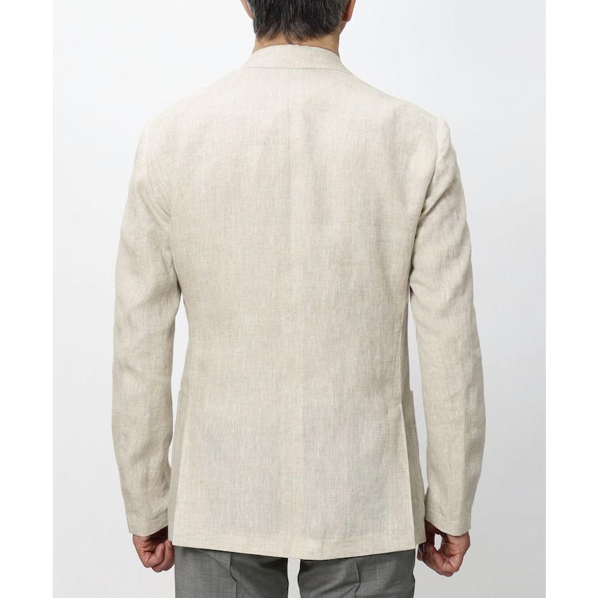 ラルディーニ / LARDINI / リエティモデル / RIETI / シャツ ジャケット仕様 / リネン100％ / 2釦 2パッチ / 返品・交換可能の画像