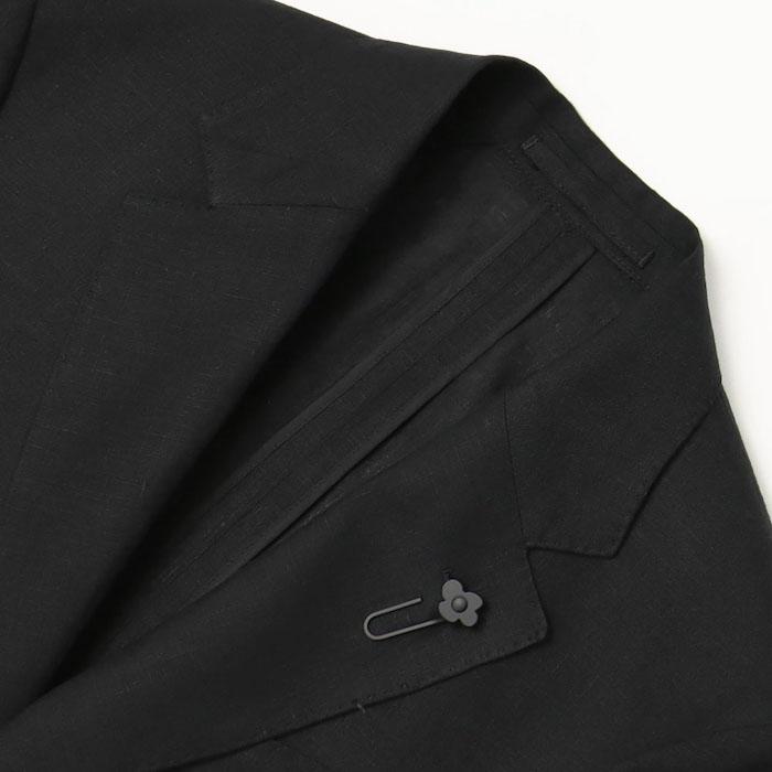 ラルディーニ / LARDINI / リエティモデル / RIETI / シャツ ジャケット仕様 / リネン100％ / 2釦 2パッチ / 返品・交換可能の画像