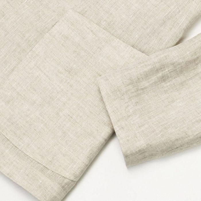 ラルディーニ / LARDINI / リエティモデル / RIETI / シャツ ジャケット仕様 / リネン100％ / 2釦 2パッチ / 返品・交換可能の画像