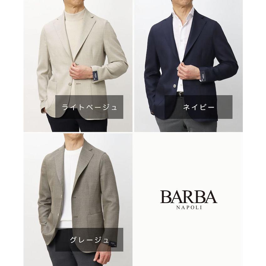 バルバ / BARBA / シャツ ジャケット / 軽量 ウール ホップサック / 返品・交換可能の画像
