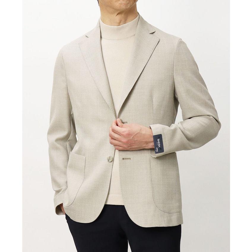 バルバ / BARBA / シャツ ジャケット / 軽量 ウール ホップサック / 返品・交換可能の画像