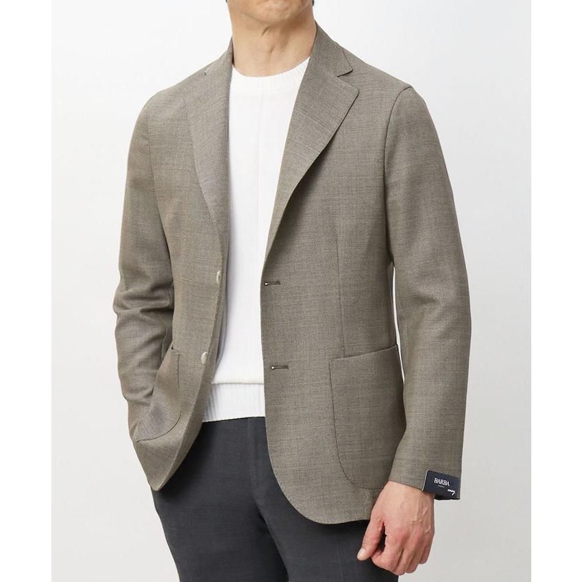 バルバ / BARBA / シャツ ジャケット / 軽量 ウール ホップサック / 返品・交換可能の画像