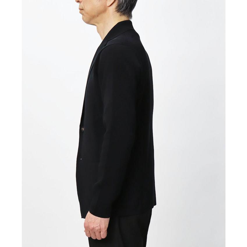 フィリッポ デ ローレンティス / FILIPPO DE LAURENTIIS / シングル ニットジャケット / クレープコットン / ミラノリブ / 返品・交換可能の画像