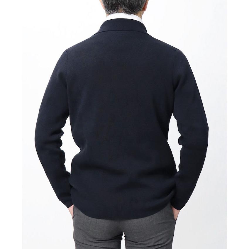 フィリッポ デ ローレンティス / FILIPPO DE LAURENTIIS / ダブル ニット ジャケット / クレープコットン / ミラノリブ / 返品・交換可能の画像