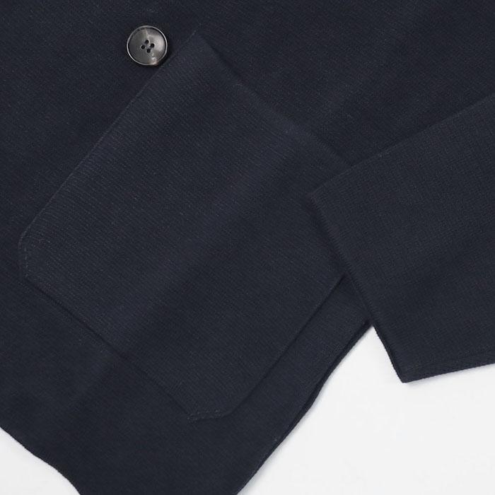 フィリッポ デ ローレンティス / FILIPPO DE LAURENTIIS / ダブル ニット ジャケット / クレープコットン / ミラノリブ / 返品・交換可能の画像