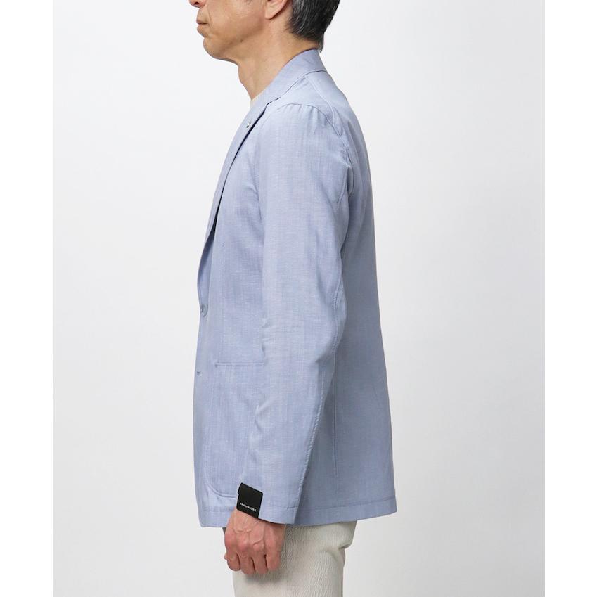 タリアトーレ / TAGLIATORE / ライト / LIGHT / ジャケット / コットン リネン / 超軽量 シャツジャケット / 2釦 2パッチ / 返品・交換可能の画像