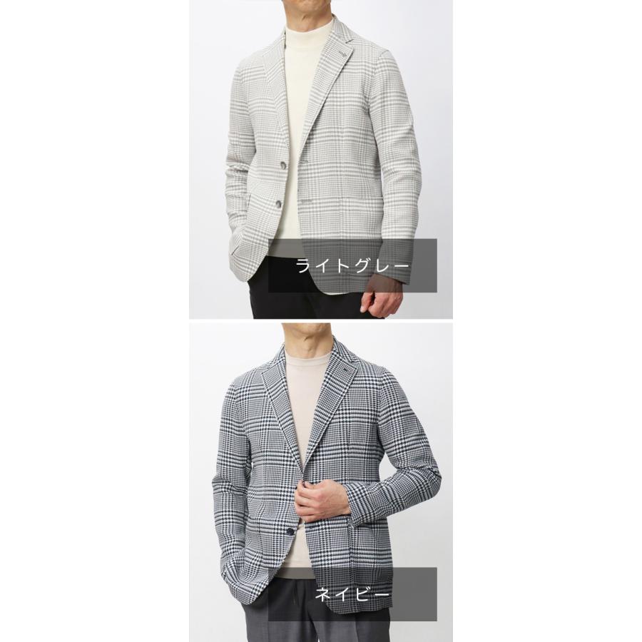タリアトーレ / TAGLIATORE / ライト / LIGHT / ジャケット / コットン ウール ストレッチ / グレンチェック柄 / 2釦 2パッチ / 返品・交換可能の画像