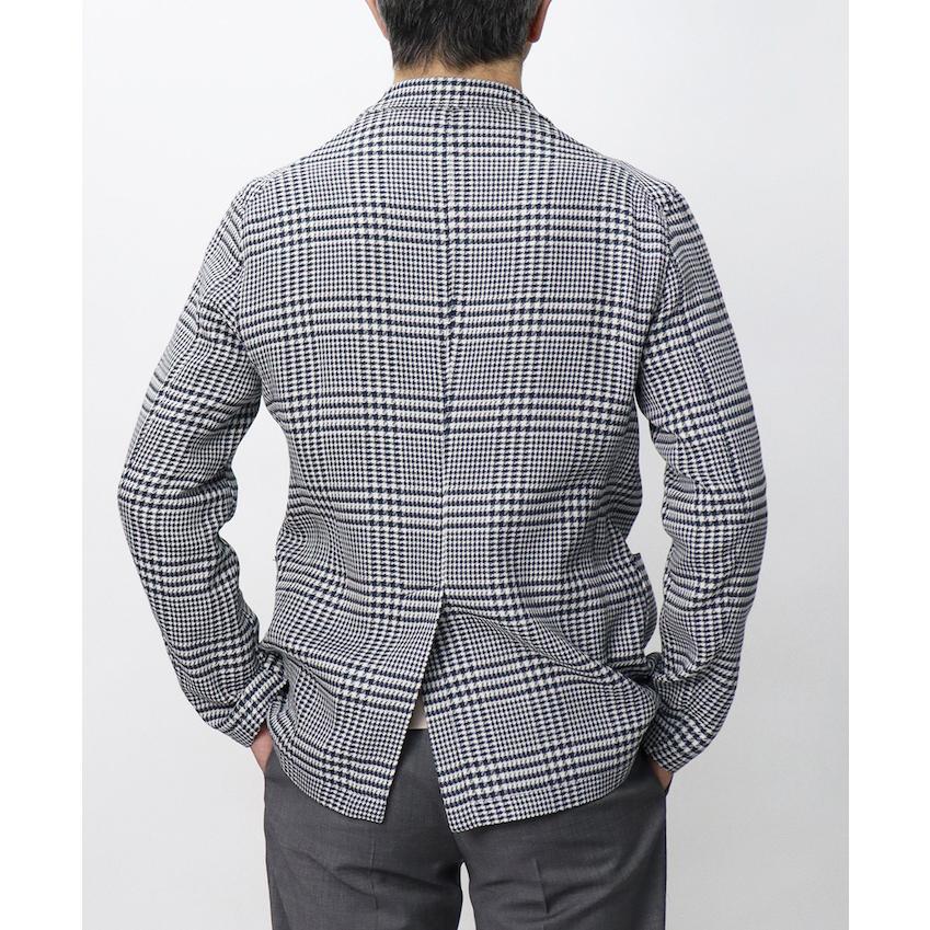 タリアトーレ / TAGLIATORE / ライト / LIGHT / ジャケット / コットン ウール ストレッチ / グレンチェック柄 / 2釦 2パッチ / 返品・交換可能の画像