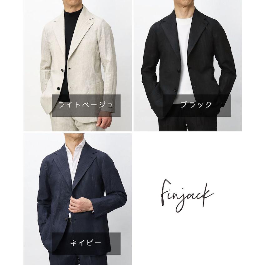 フィンジャック / Finjack / セットアップ対応 / シャツジャケット / 超軽量 リネンコットン楊柳 / 返品・交換可能の画像