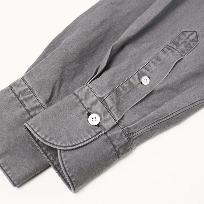フィナモレ / Finamore / セルジオ / SERGIO / ブラック系デニム シャツ / コットン / BALI / 返品・交換可能の画像