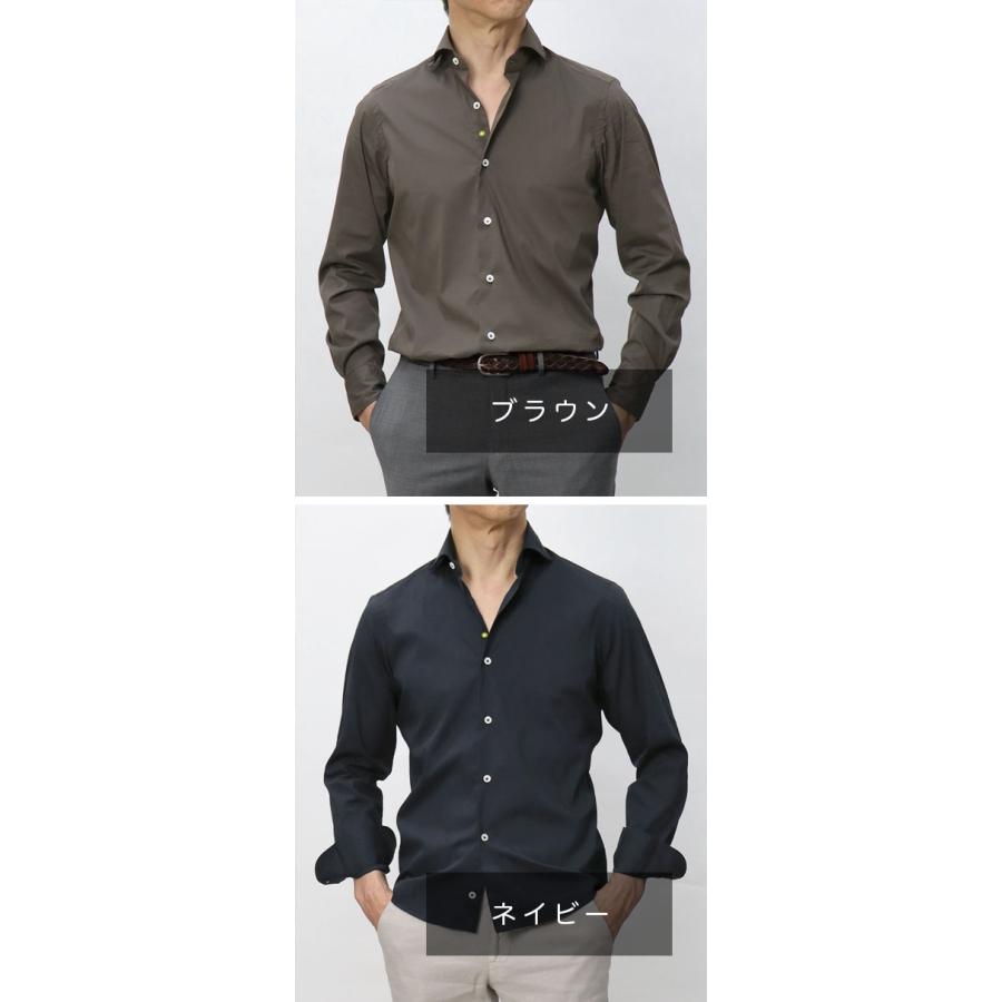 ジャンネット / GIANNETTO / カッタウェイ シャツ / コットン ストレッチ ブロード / VINCI FIT / 返品・交換可能の画像