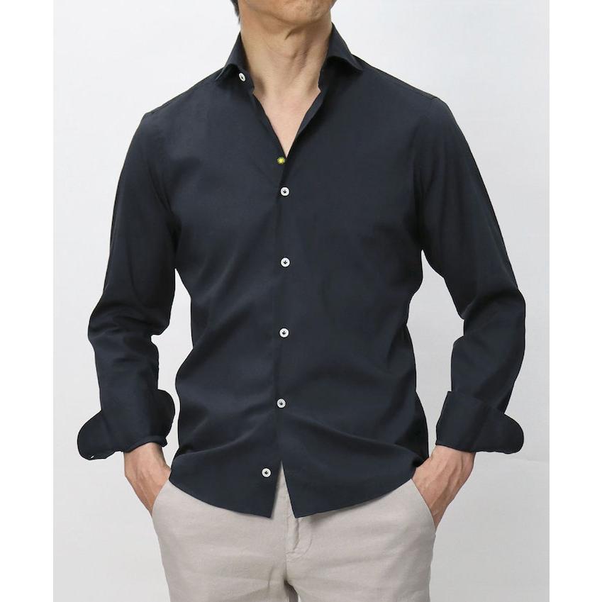ジャンネット / GIANNETTO / カッタウェイ シャツ / コットン ストレッチ ブロード / VINCI FIT / 返品・交換可能の画像