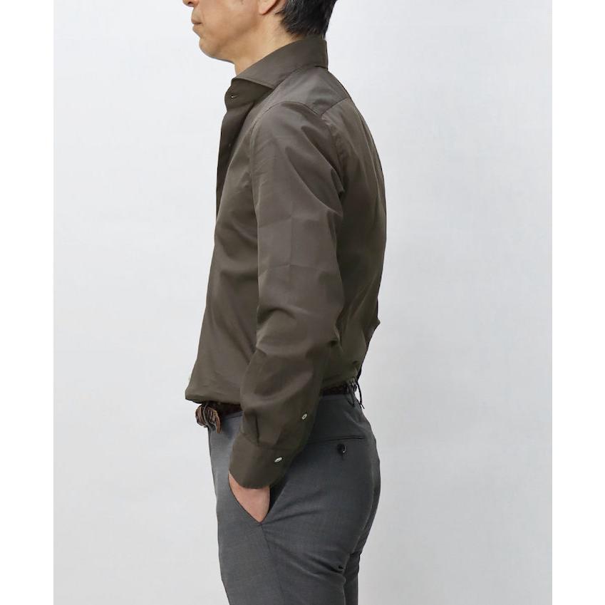ジャンネット / GIANNETTO / カッタウェイ シャツ / コットン ストレッチ ブロード / VINCI FIT / 返品・交換可能の画像