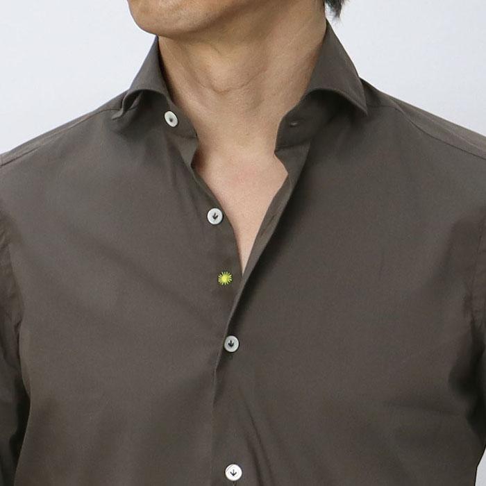 ジャンネット / GIANNETTO / カッタウェイ シャツ / コットン ストレッチ ブロード / VINCI FIT / 返品・交換可能の画像