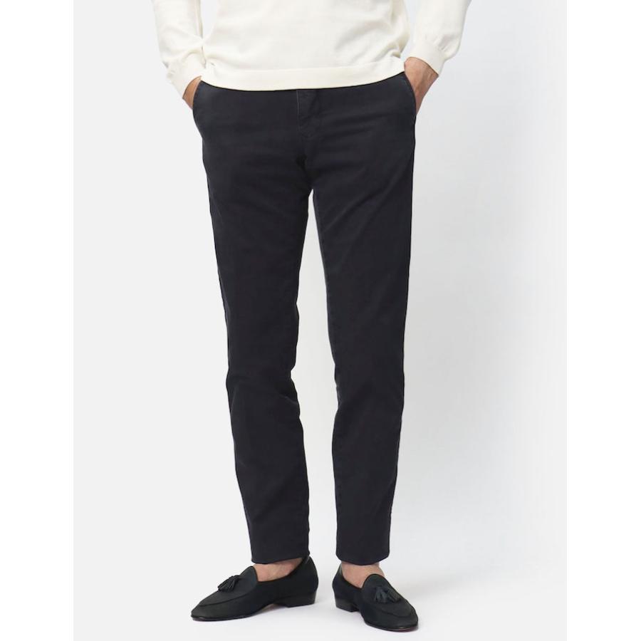 インコテックス スラックス / INCOTEX SLACKS / 100型 / ストレッチ パンツ / オーガニックコットン ギャバ / ガーメントダイ / SLIM FIT / 返品・交換可能の画像