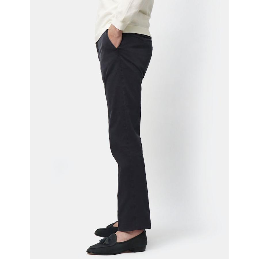 インコテックス スラックス / INCOTEX SLACKS / 100型 / ストレッチ パンツ / オーガニックコットン ギャバ / ガーメントダイ / SLIM FIT / 返品・交換可能の画像