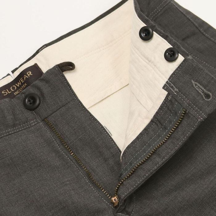 インコテックス スラックス / INCOTEX SLACKS / 100型  / サマートロピカルウール / ストレッチ パンツ / オーバーダイ / SLIM FIT / 返品・交換可能の画像
