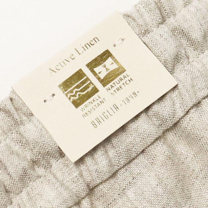 ブリリア 1949 / BRIGLIA 1949 / WIMBLEDONS / リラックス パンツ / アクティブリネン / ACTIVE LINEN / ウエストゴム / 返品・交換可能の画像