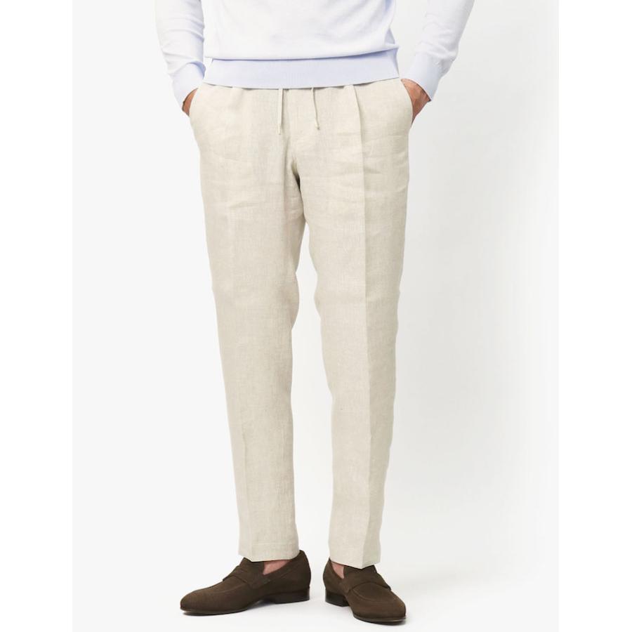 ブリリア 1949 / BRIGLIA 1949 / WIMBLEDONS / リラックス パンツ / アクティブリネン / ACTIVE LINEN / ウエストゴム / 返品・交換可能の画像