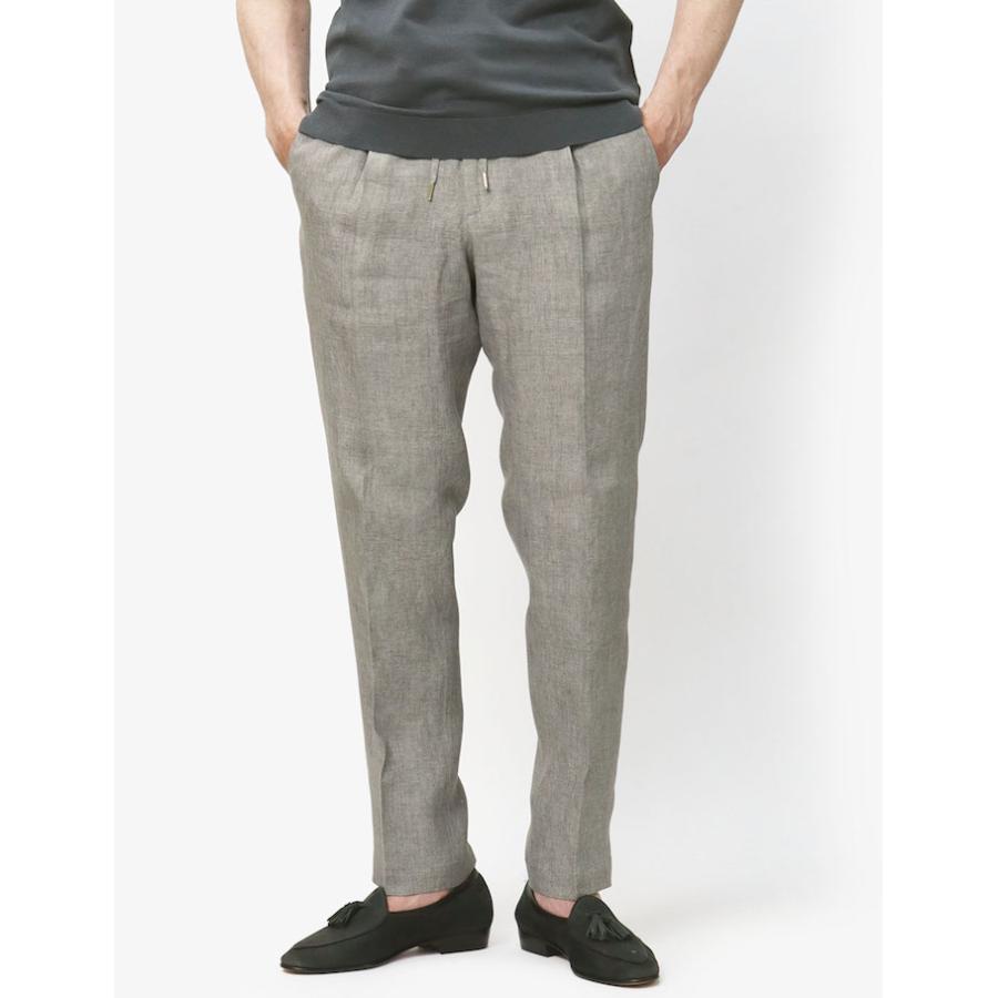 ブリリア 1949 / BRIGLIA 1949 / WIMBLEDONS / リラックス パンツ / アクティブリネン / ACTIVE LINEN / ウエストゴム / 返品・交換可能の画像