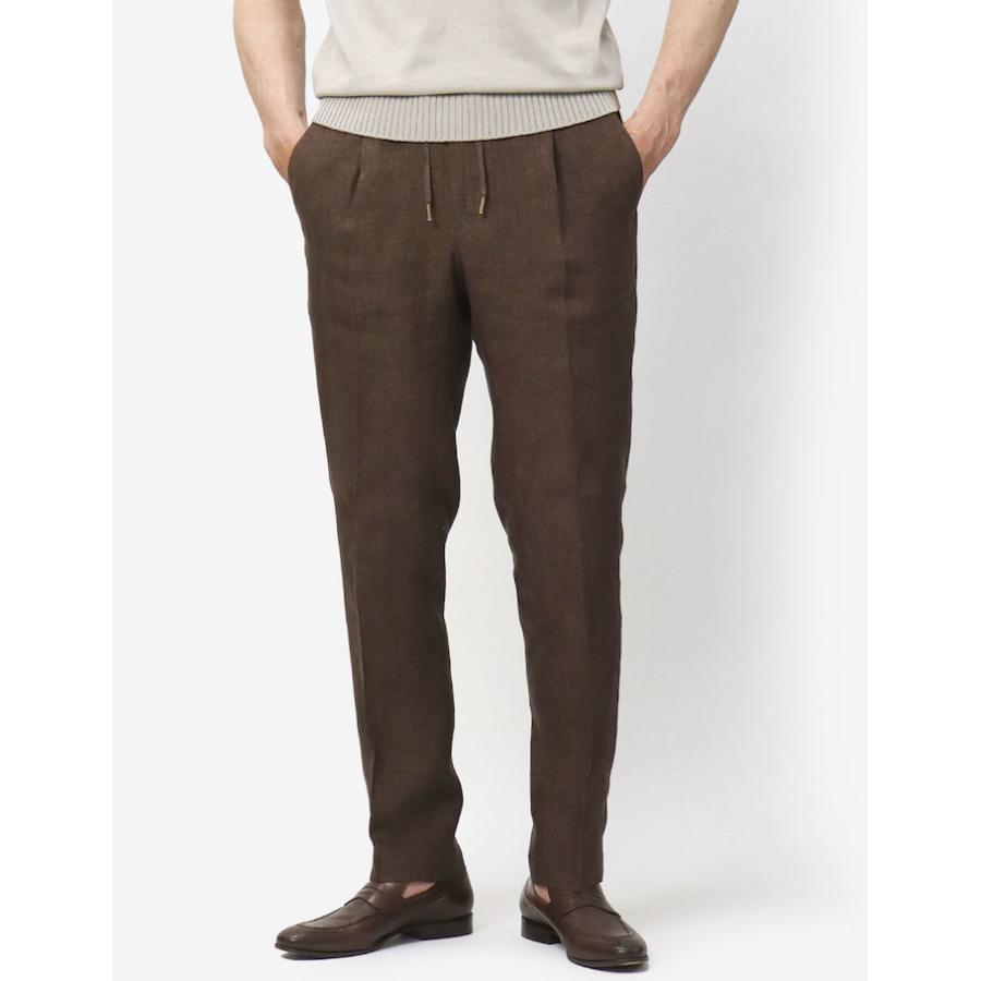 ブリリア 1949 / BRIGLIA 1949 / WIMBLEDONS / リラックス パンツ / アクティブリネン / ACTIVE LINEN / ウエストゴム / 返品・交換可能の画像