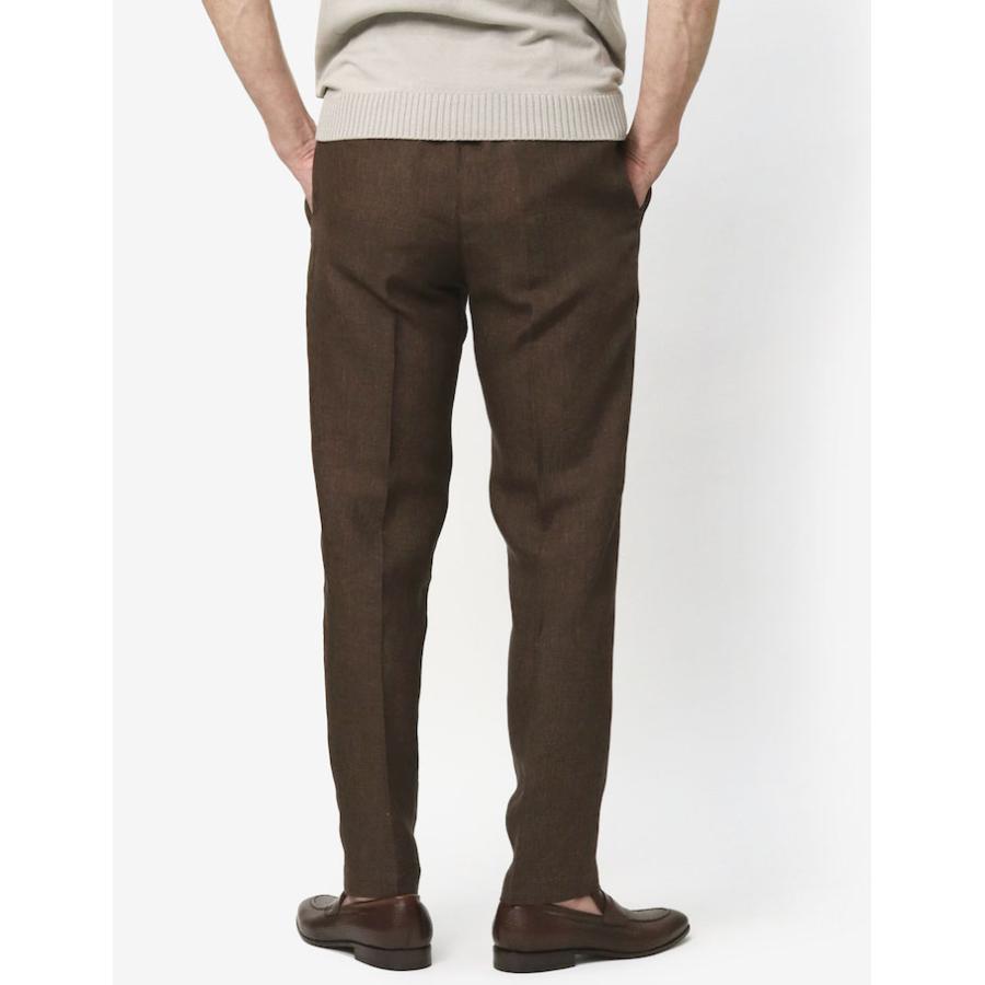 ブリリア 1949 / BRIGLIA 1949 / WIMBLEDONS / リラックス パンツ / アクティブリネン / ACTIVE LINEN / ウエストゴム / 返品・交換可能の画像