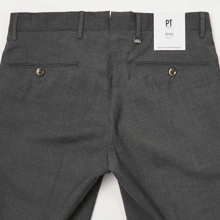 PT TORINO / ピーティー トリノ / トラベル / TRAVEL / SUPER SLIM FIT / ノープリーツ スラックス / ストレッチ ウォッシャブル テクノウール / 返品・交換可能の画像