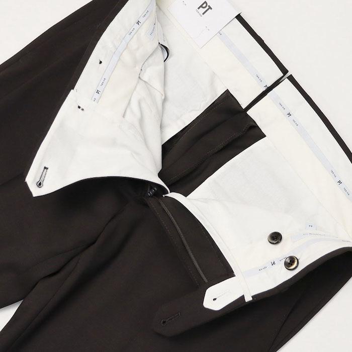 PT TORINO / ピーティー トリノ / トラベル / TRAVEL / SUPER SLIM FIT / ノープリーツ スラックス / ストレッチ ウォッシャブル テクノウール / 返品・交換可能の画像