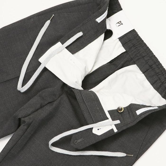 PT TORINO / ピーティー トリノ / SLIM JOGGER / スリム ジョガー / SLIM FIT / リラックス パンツ / ウォッシャブル テクノウール / 返品・交換可能の画像