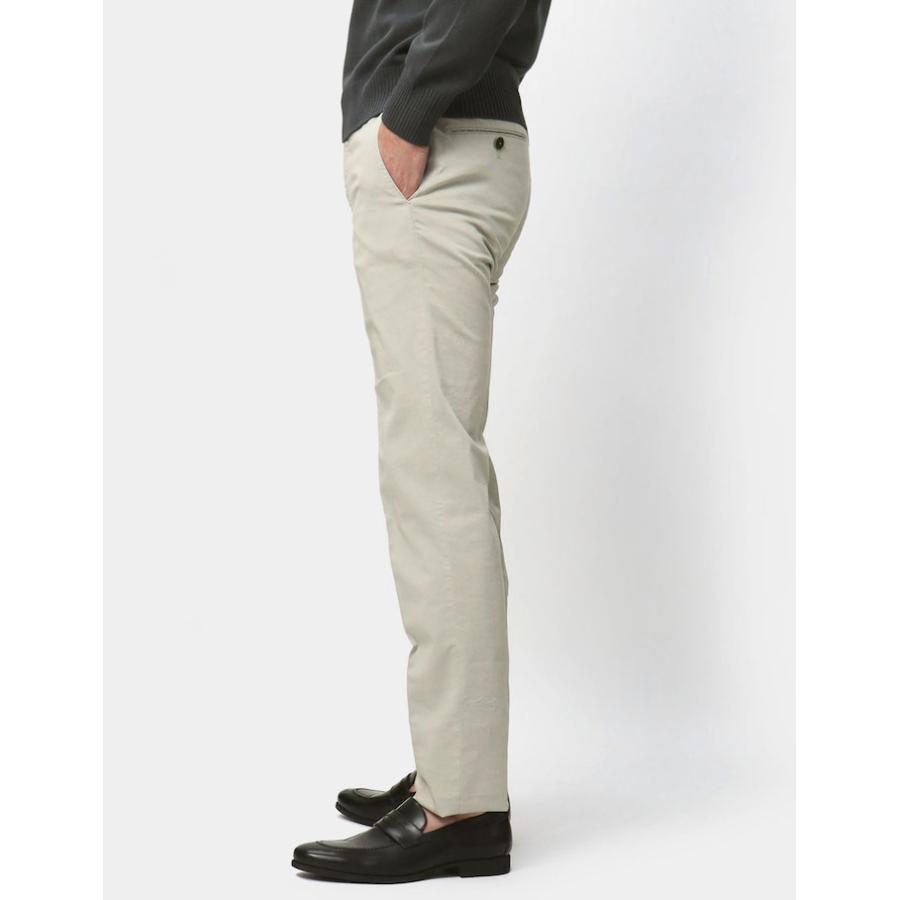 PT TORINO / ピーティー トリノ / SUPER SLIM FIT / ノープリーツ スラックス / ライトコットン ギャバ / ストレッチ / 返品・交換可能の画像