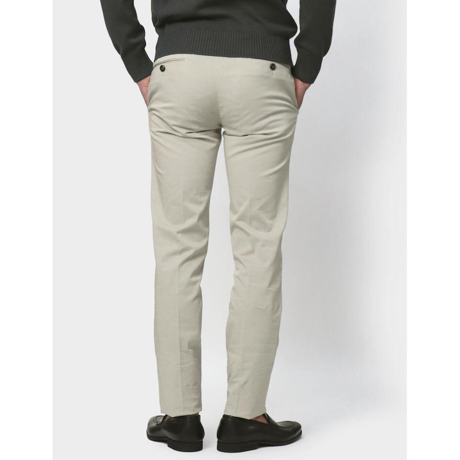 PT TORINO / ピーティー トリノ / SUPER SLIM FIT / ノープリーツ スラックス / ライトコットン ギャバ / ストレッチ / 返品・交換可能の画像