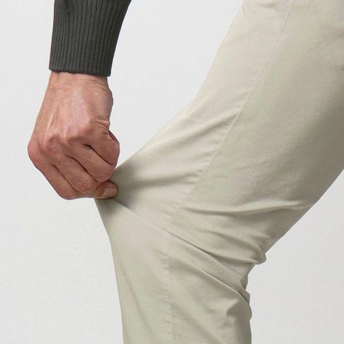 PT TORINO / ピーティー トリノ / SUPER SLIM FIT / ノープリーツ スラックス / ライトコットン ギャバ / ストレッチ / 返品・交換可能の画像