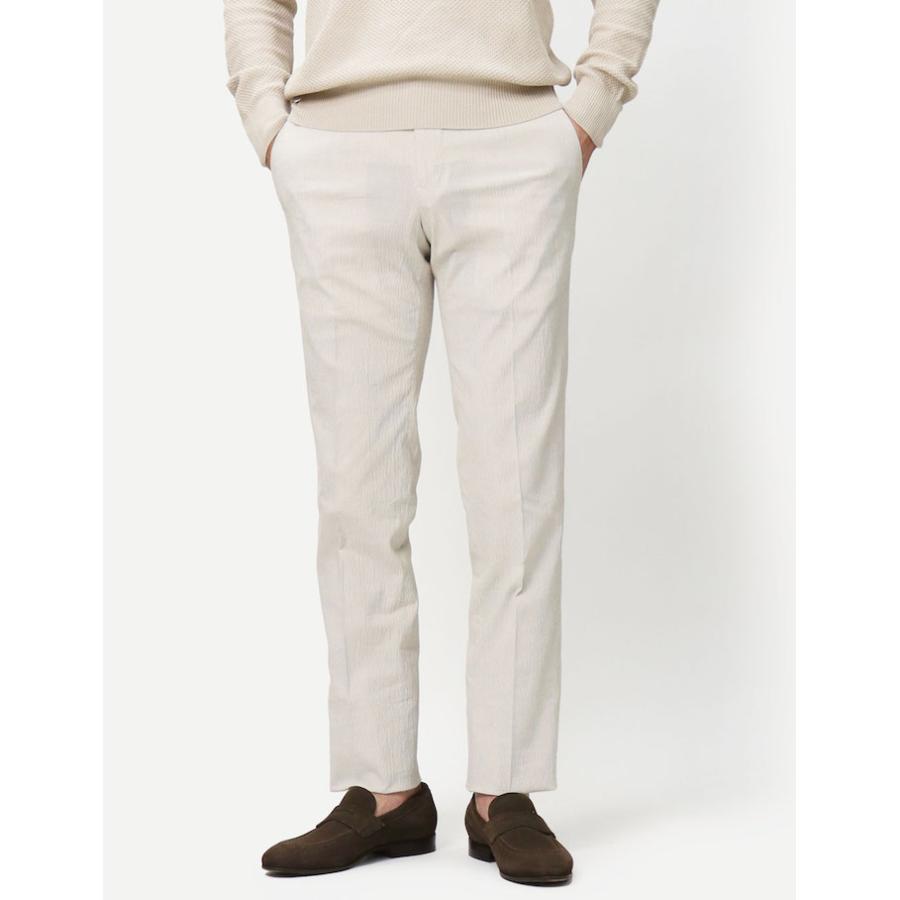 PT TORINO / ピーティー トリノ / SLIM JOGGER / スリム ジョガー / SLIM FIT / リラックス パンツ / サマー ストレッチ シアサッカー / 返品・交換可能の画像