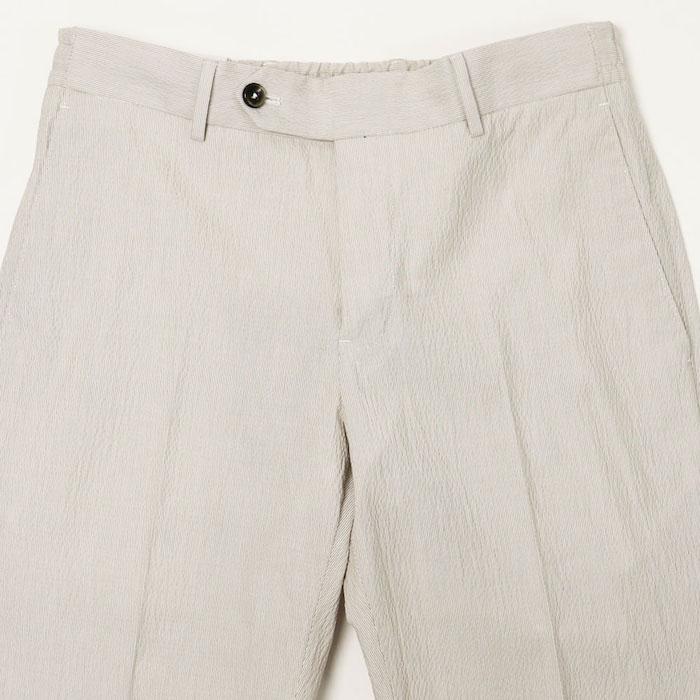 PT TORINO / ピーティー トリノ / SLIM JOGGER / スリム ジョガー / SLIM FIT / リラックス パンツ / サマー ストレッチ シアサッカー / 返品・交換可能の画像