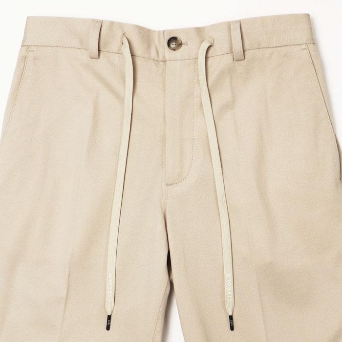 チルコロ 1901 / CIRCOLO 1901 / リラックスパンツ / セットアップ対応 / 軽量 コットン サマーピケ ジャージー / ウエストゴム ＆ ヒモ仕様 / 返品・交換可能の画像